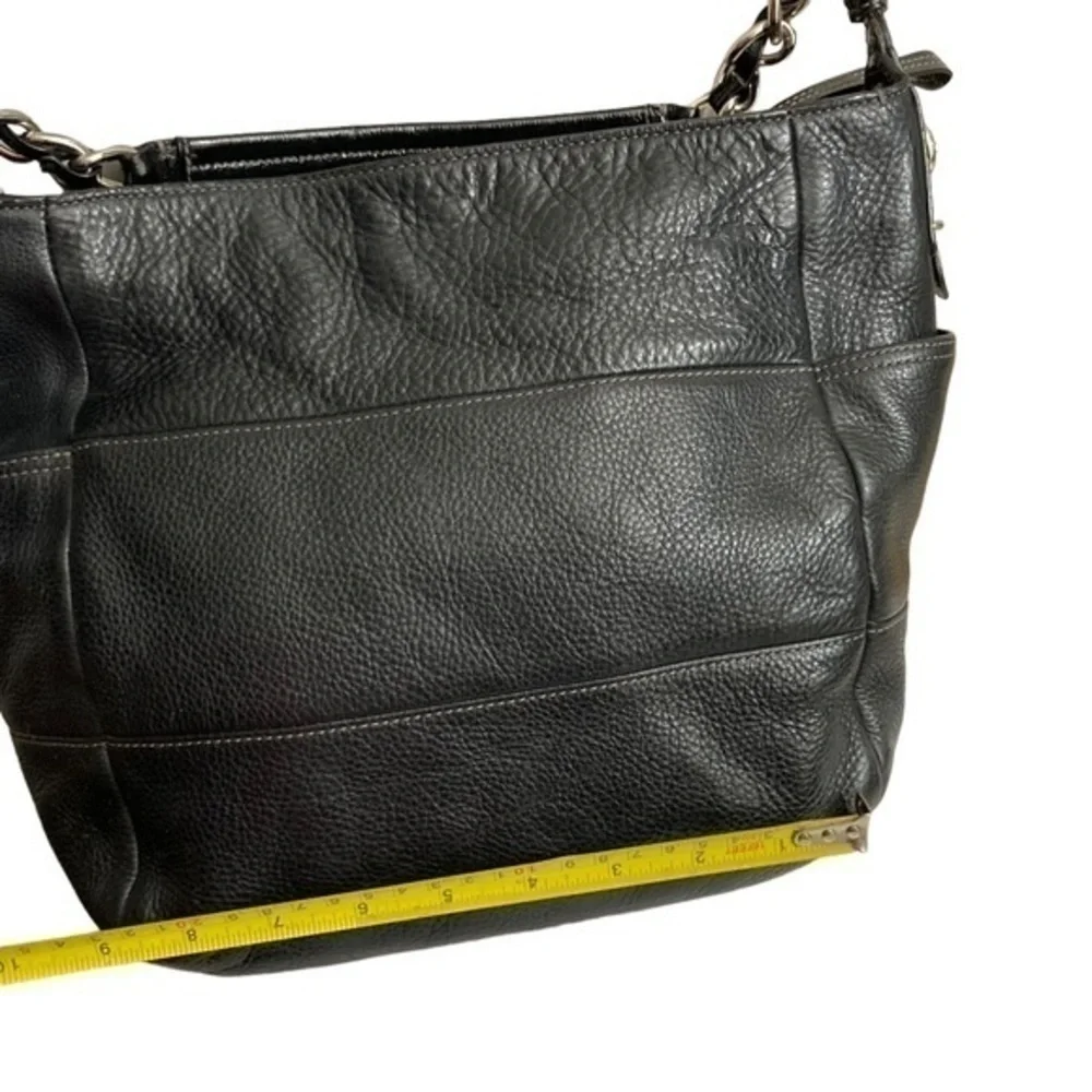 Coach Madison Tribeca Black Leather Shoulder Bag 14109